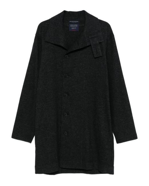 Yohji Yamamoto Mantel Mit Knopfverschluss in Black für Herren