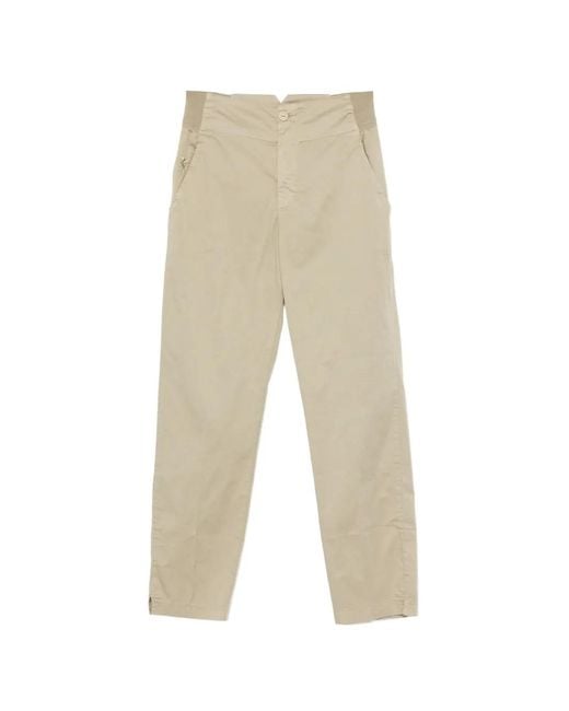European Culture White Straight-Leg Cropped Trousers