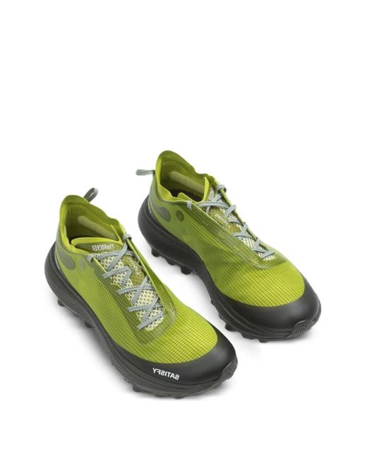 Satisfy Green Grid The Rocker Trainers for men