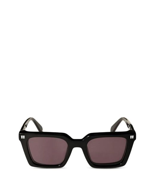 Off-White c/o Virgil Abloh Black Reno Square-Frame Sunglasses