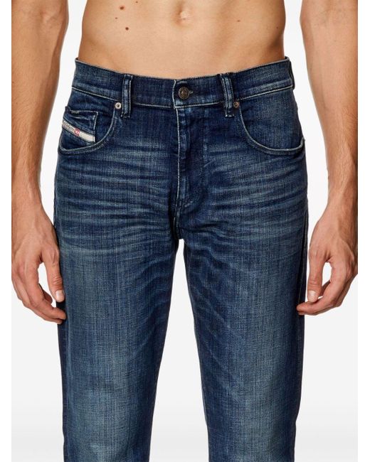 DIESEL Blue 2019 D-strukt 09h35 Slim-cut Jeans for men