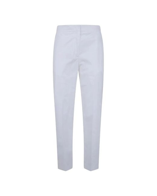 Seventy White Elasticated Trousers
