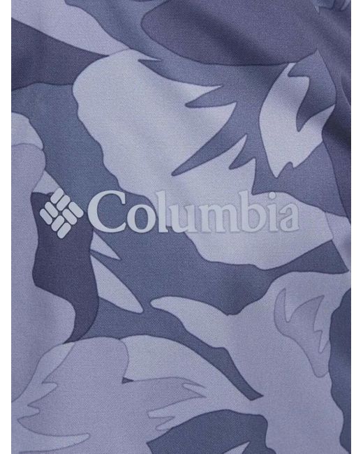 Columbia Blue Splash A Little Floral-Print Raincoat