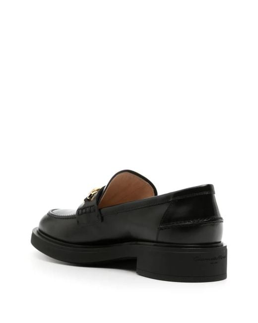 Gianvito Rossi Black Loafers