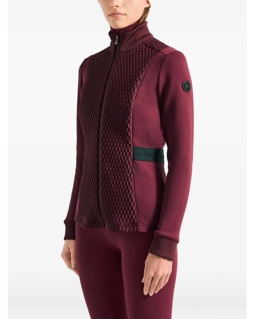 Fusalp Red Veste Meryl À Fermeture Zippée