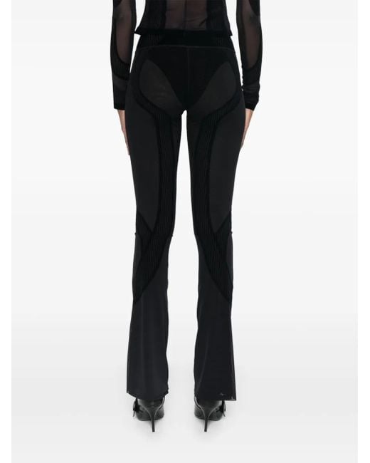 M I S B H V Flared Broek in het Black