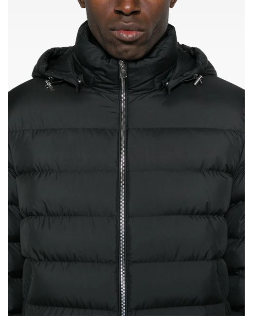 Moncler Gevoerd Jack Met Capuchon in het Black voor heren