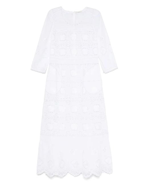 Vita Kin White Grace Midi Dress