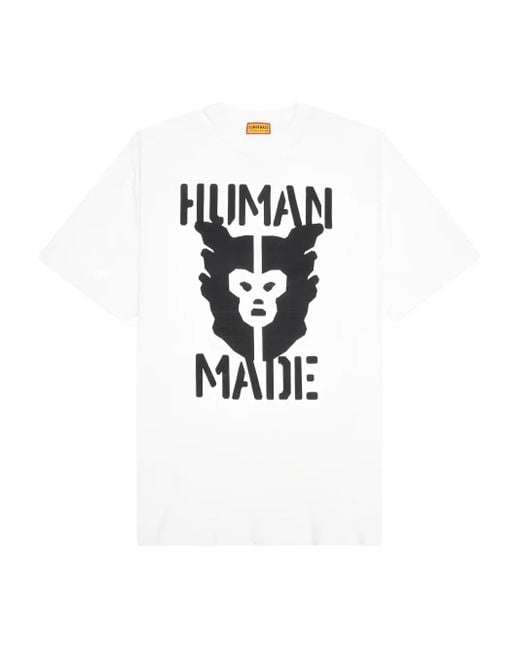 Human Made T-Shirt mit grafischem Print in White für Herren