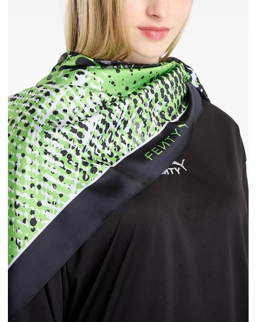 PUMA Green X Fenty Patterned Scarf