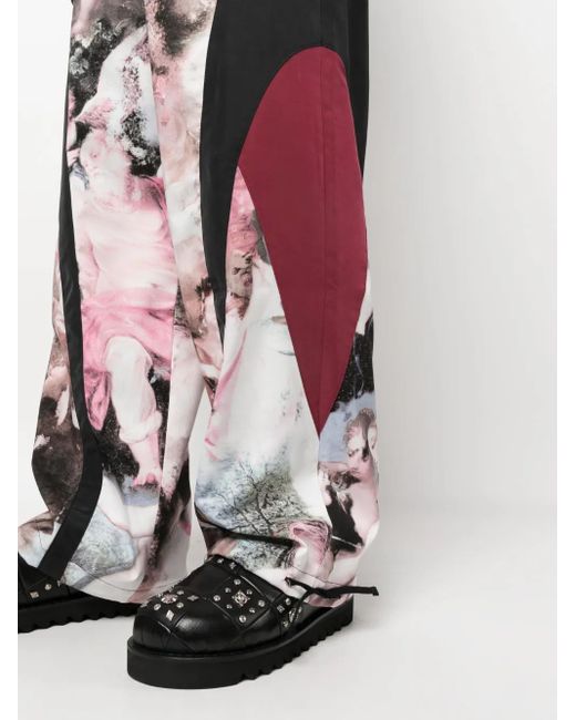 Pantalones de chándal con motivo Pastel Balmain de hombre de color White