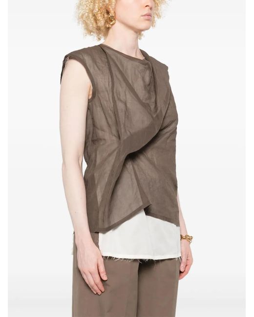 The Row Gray Inawa Top