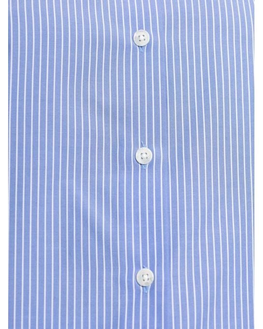 Rag & Bone Blue Striped Buttoned Shirt