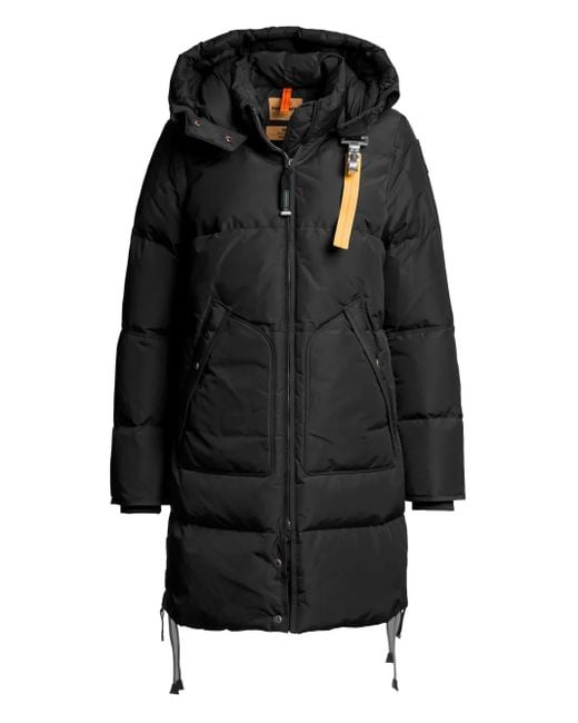 Parajumpers Black Long Bear Hooded Parka