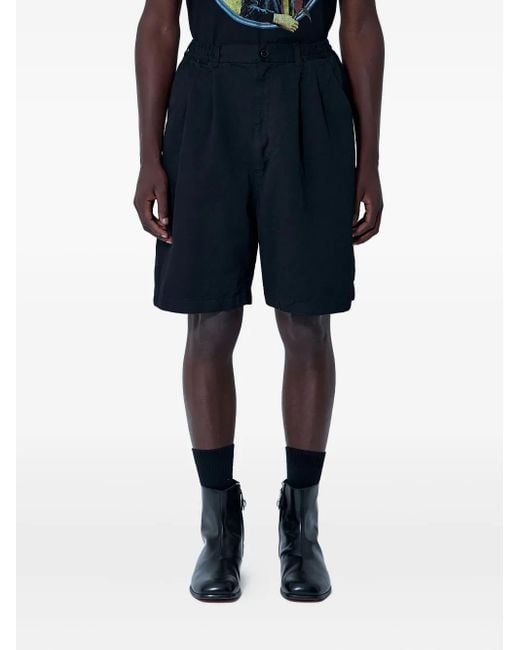 Junya Watanabe Blue Pleated-Details Shorts for men