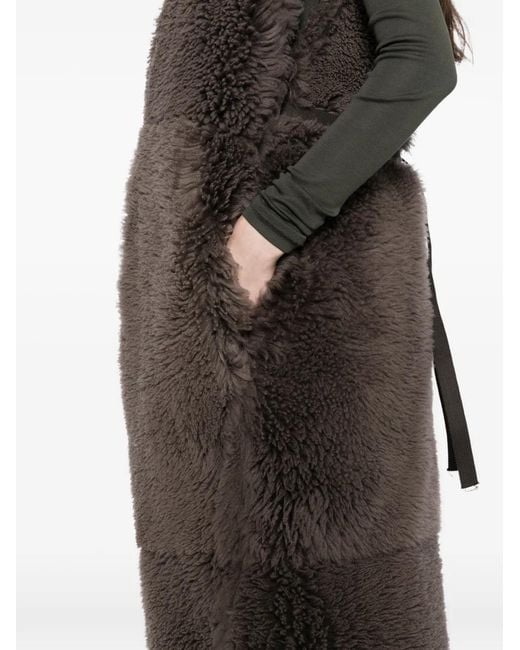 Rick Owens Brown Cyclops Coat