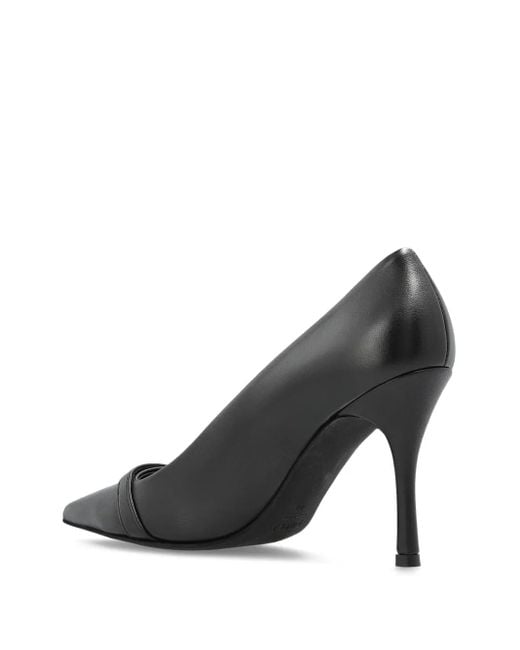 Furla Black 100Mm Leather Heeled Pumps