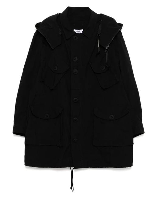 Junya Watanabe Black Military Coat for men