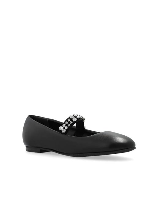 Casadei Black Ballerinas
