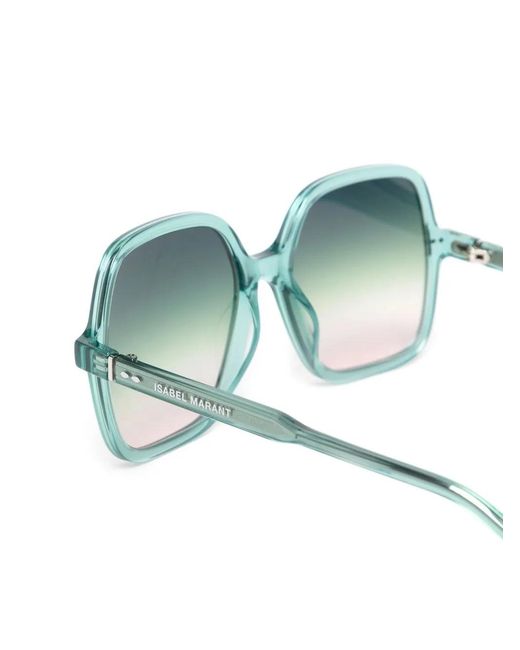 Isabel Marant Green Im0077Gs Square Sunglasses