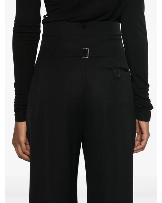 McQueen Black Wool Trousers