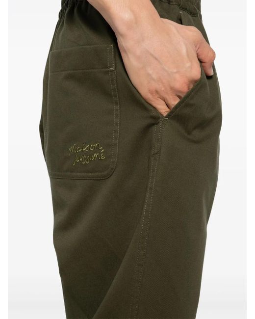 Maison Kitsuné Green Casual Pants for men