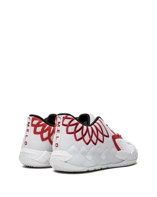 PUMA White Mb.01 Low "Bright" Sneakers