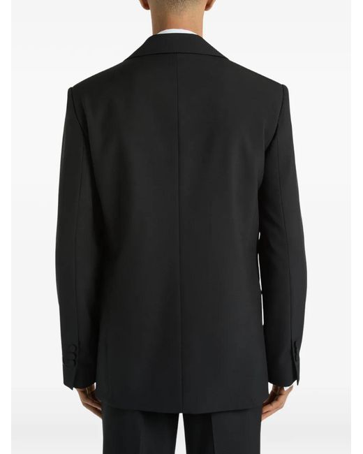 Balmain Black Embroidered Wool And Crystal Insect Jacket for men