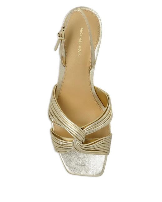 MICHAEL Michael Kors Metallic High Heel Sandals