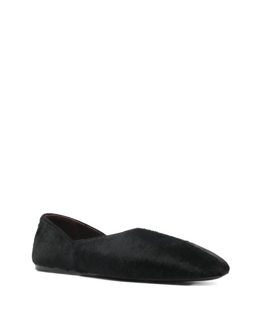 Khaite Black Jane Pointed Ballet Flat