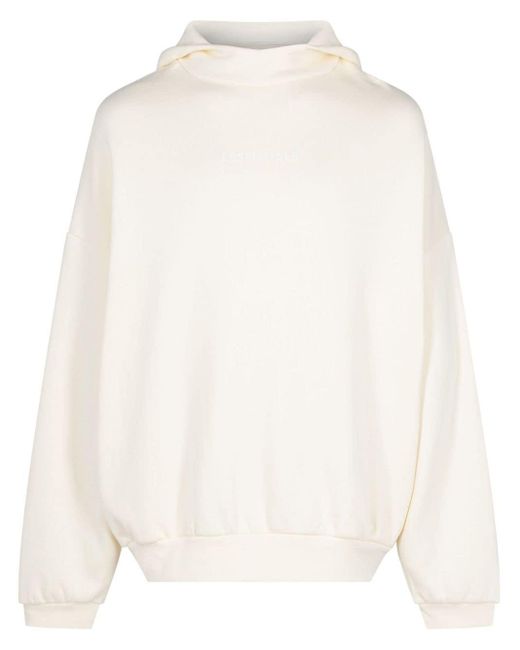 Fear Of God White Essentials Cotton-blend Hoodie for men