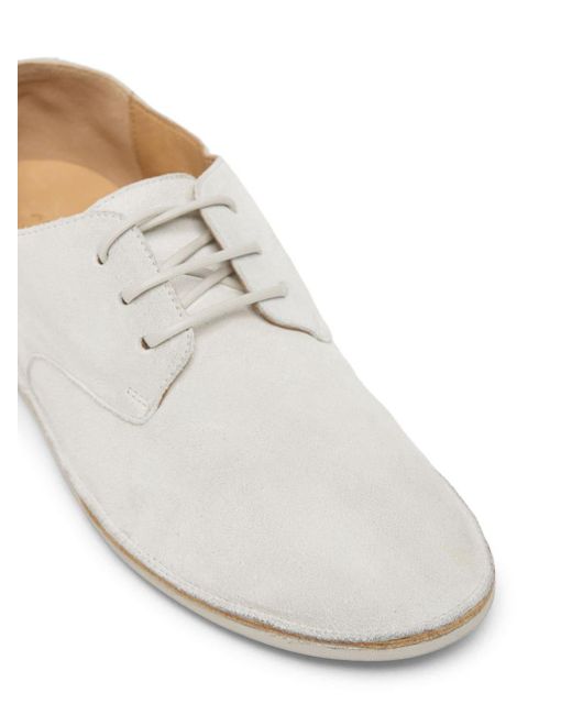 Marsèll White Strasacco Derby-Schuhe aus Wildleder