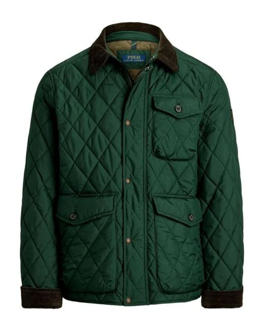 メンズ Polo Ralph Lauren The Beaton キルティング ジャケット Green