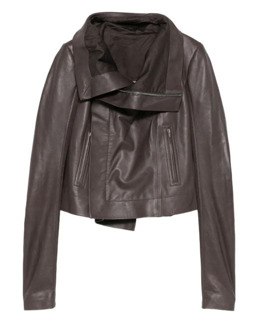 Abrigo asimétrico Rick Owens de color Gray