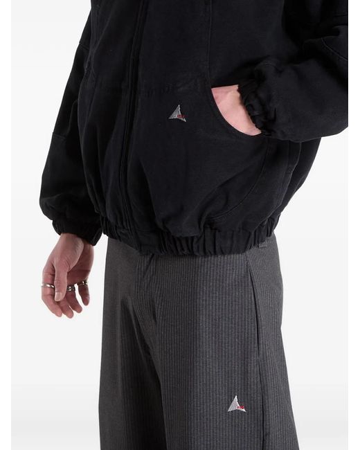 Roa Black Ash Zip Jacket for men