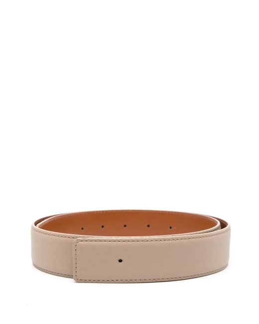 Santoni Brown Leather Belt