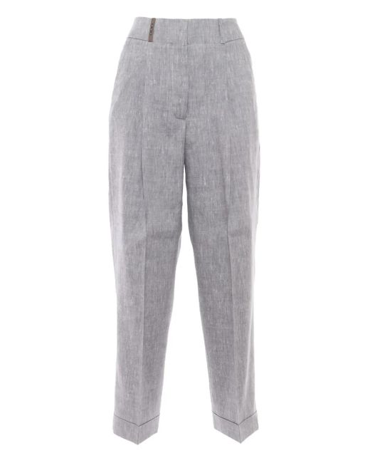Peserico Gray Hose Mit Elastischem Bund