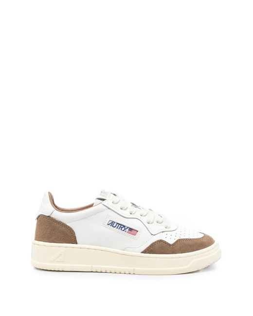 Autry White Medalist Sneakers