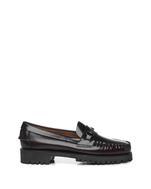 Sebago Black Ring Detail Loafers