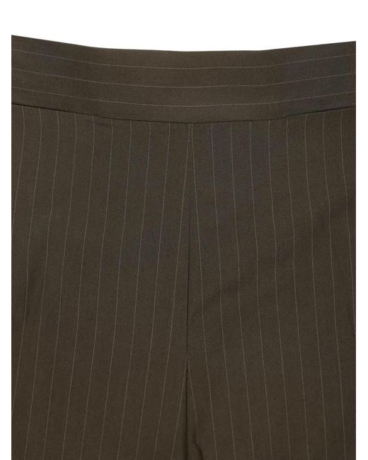 Vivienne Westwood Brown Elle Button Pinstripe Shorts