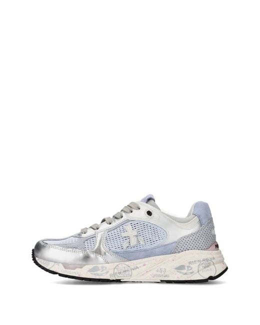 Premiata White Baskets Mased