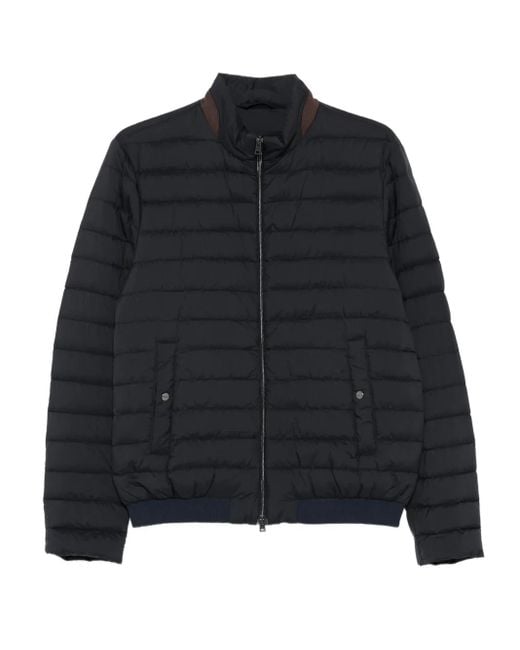 Herno Men's Black Quilted Jacket