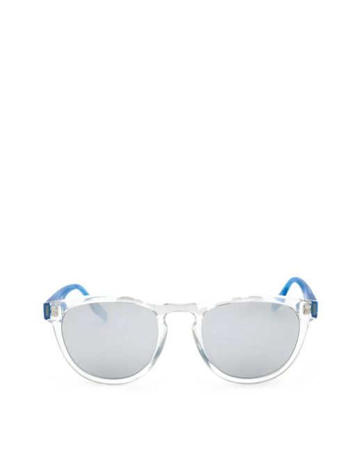 Converse White Advance Round-Frame Sunglasses for men