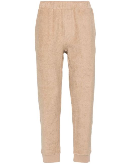 Zanone Natural Terry-cloth Cotton Track Pants for men