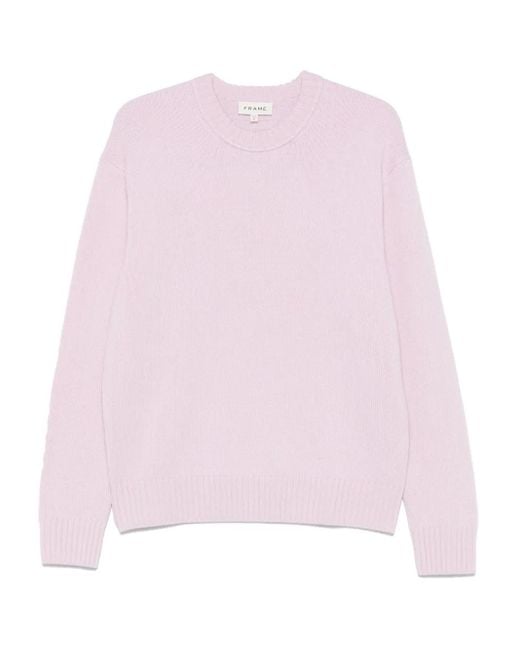 メンズ FRAME カシミア セーター Pink