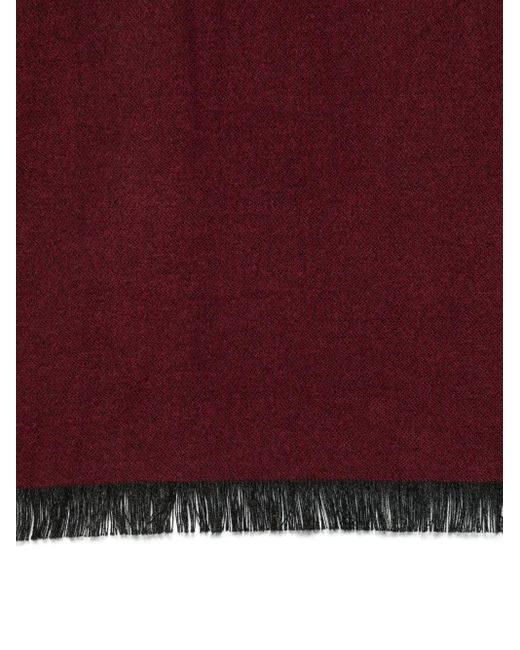Remus Uomo Purple Logo-Patch Scarf for men