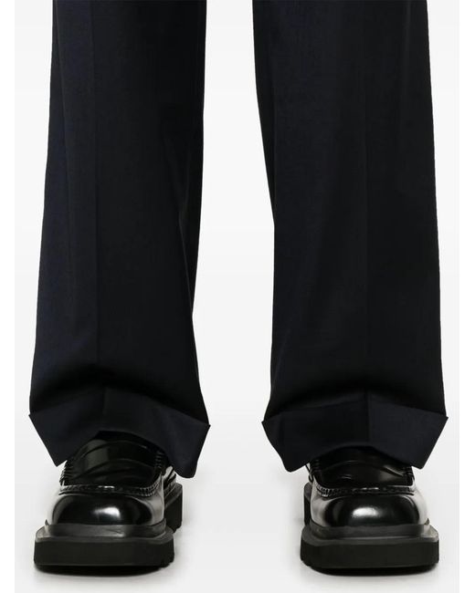 PT Torino Blue Edge Trousers for men