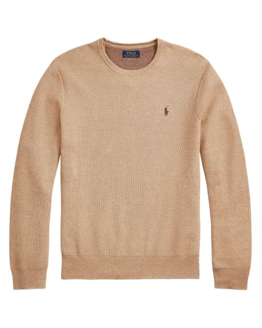 Polo Ralph Lauren Natural Polo Pony-embroidered Jumper for men
