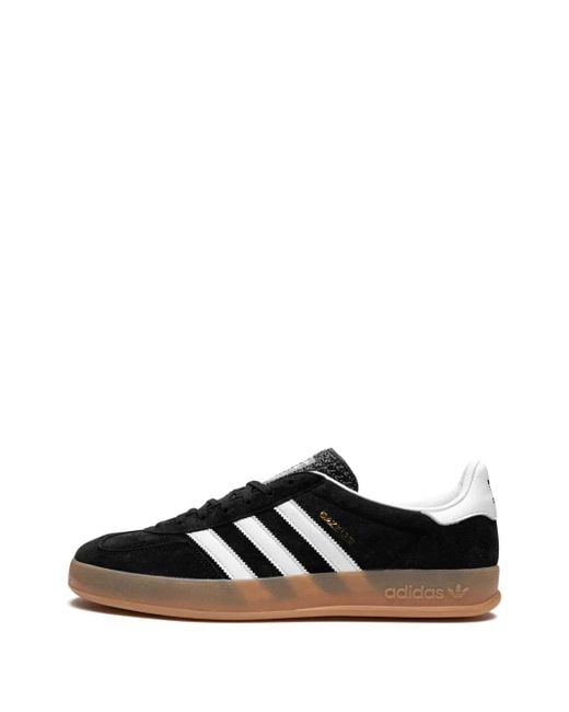 Adidas Originals Black Sports Shoes Gazele Indoor for men