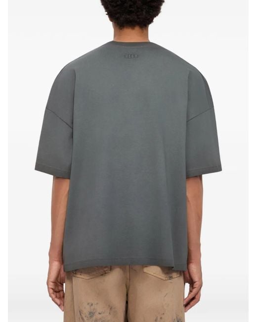 MSGM Gray T-Shirt À Ornements for men